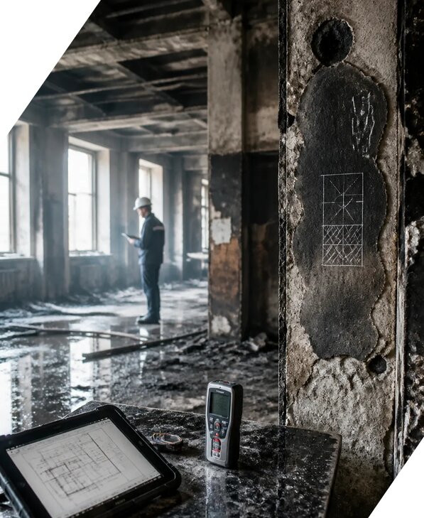 Обследование зданий после пожара в Мысках от 15215 р. | ЭкспертизаРоссия