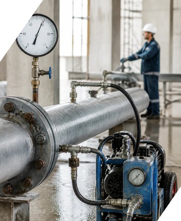 Испытание трубопроводов на прочность в Мысках от 5072 р. | ЭкспертизаРоссия