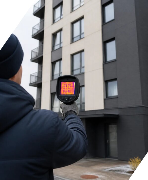 Тепловизионное обследование зданий в Мысках от 5072 р. | ЭкспертизаРоссия